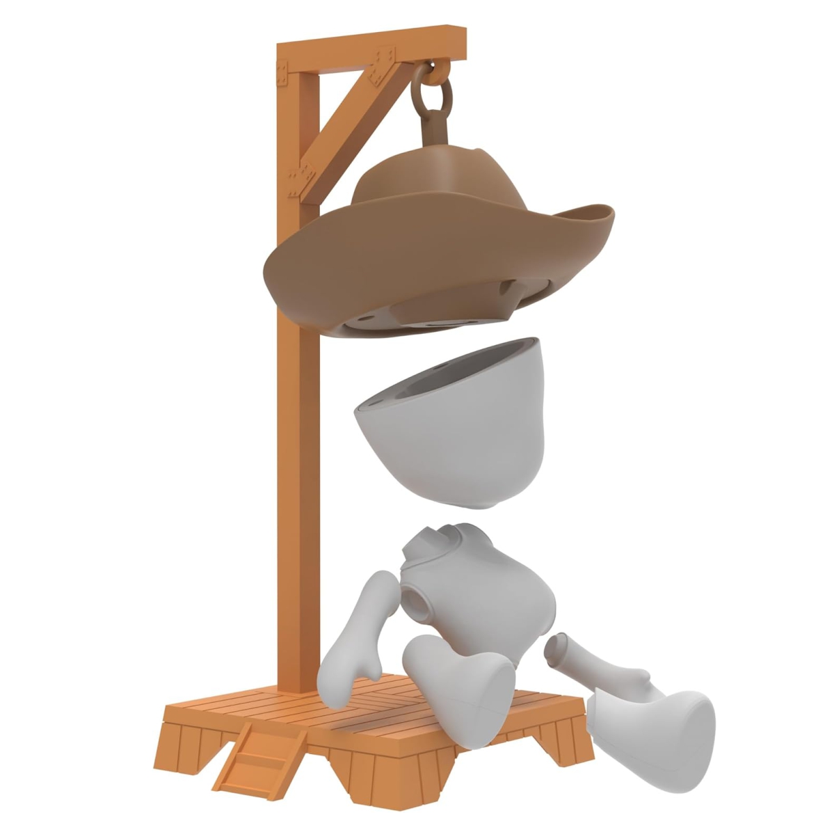 Miniatura 6 de Juego Mesa Ahorcado 3D Fosforescente